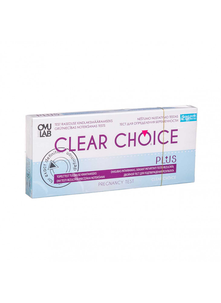 Clear Choice Plus Pregnancy Test With Additional Control