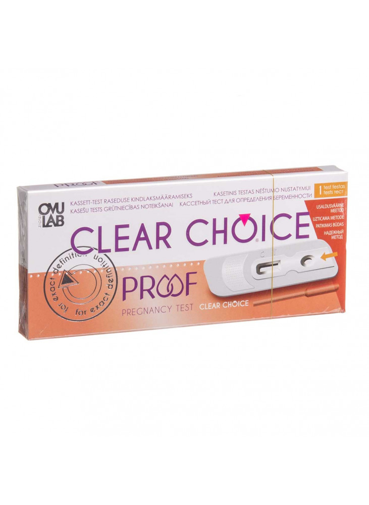 Clear Choice Proof Second Generation Pregnancy Test