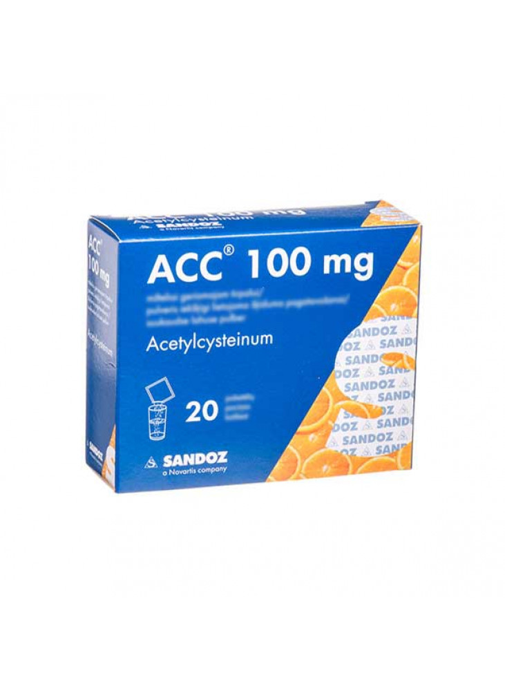 ACC 100 mg Powder Sachets, N20