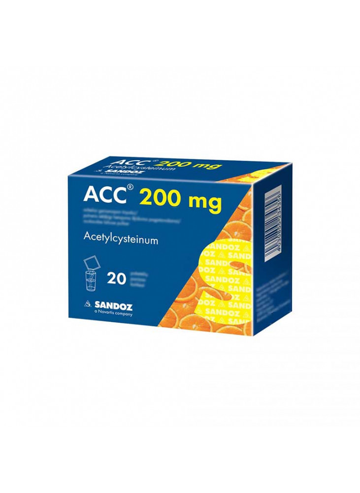 ACC 200 mg Powder Sachets, N20