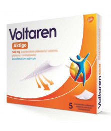 Voltaren (Voltarol) Aktigo 140mg Medicated Plaster, N5