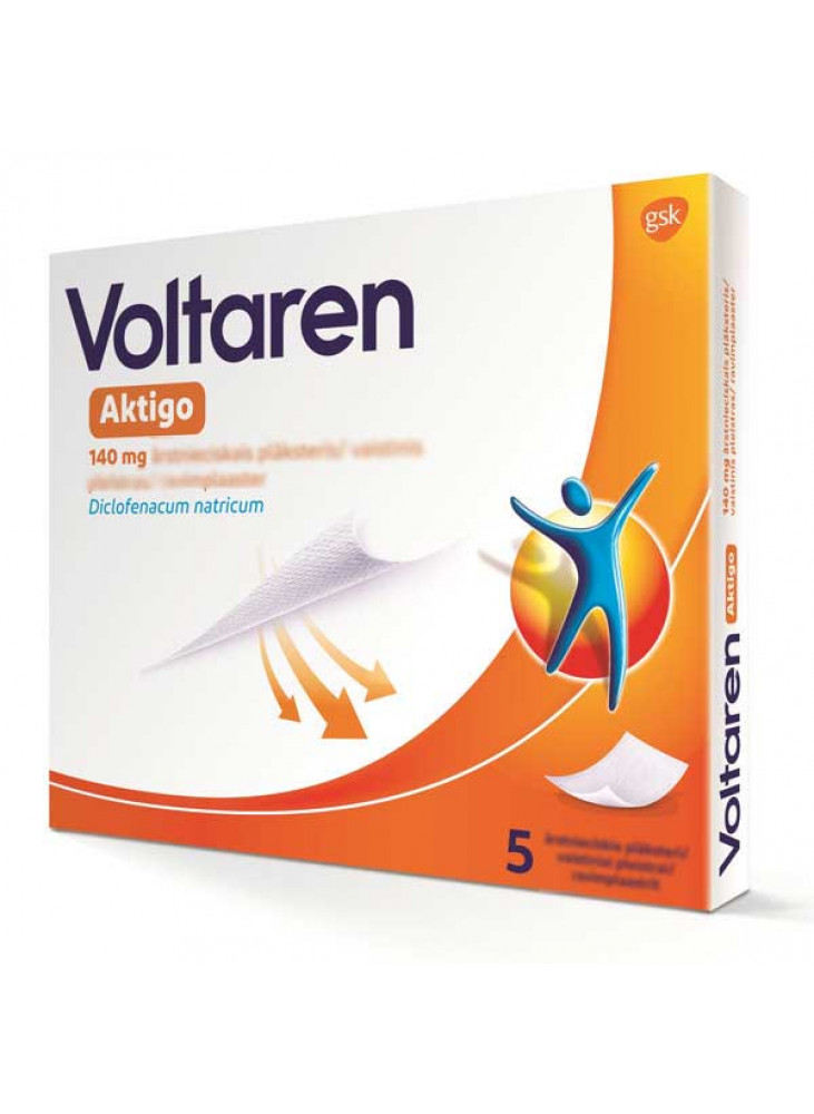 Voltaren (Voltarol) 140mg Medicated Plaster, N5